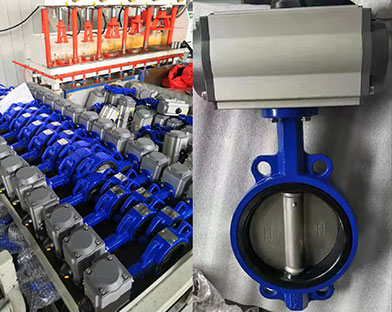 Bundor pneumatic butterfly valve and electric butterfly valve exports to the United States