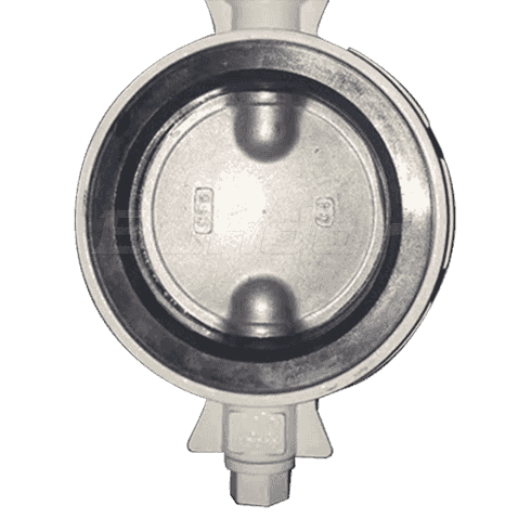 Worm gear aluminum butterfly valve2