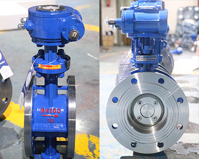 Bundor triple eccentric butterfly valve exported to Southeast Asia for winery construction
