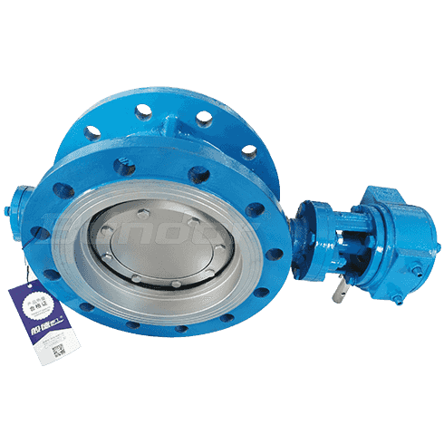 WCB Flanged Double Eccentric Butterfly Valve3