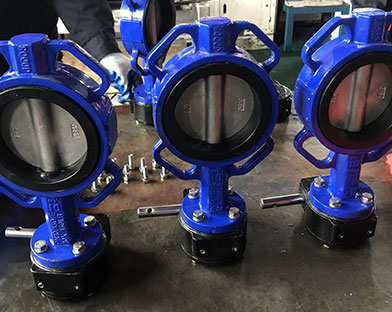 What parts are the butterfly valve composed of?