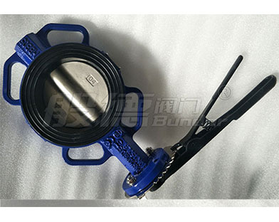 Bundor cast iron wafer butterfly valve exported to Malaysia