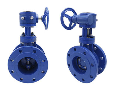 What is a double eccentric butterfly valve