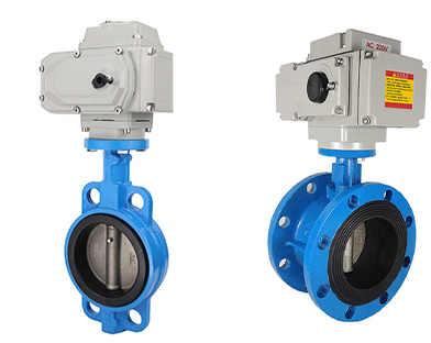 The difference and selection of electric wafer butterfly valve and electric flanged butterfly valve