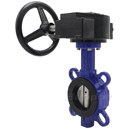 Wafer Butterfly Valve With Worm Gear4