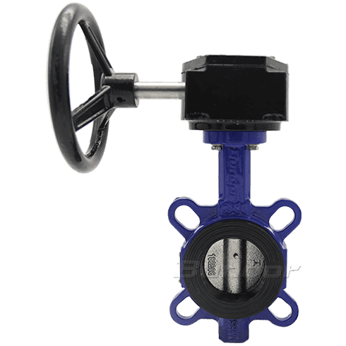 Wafer Butterfly Valve With Worm Gear3