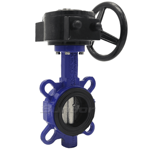 Wafer Butterfly Valve With Worm Gear1