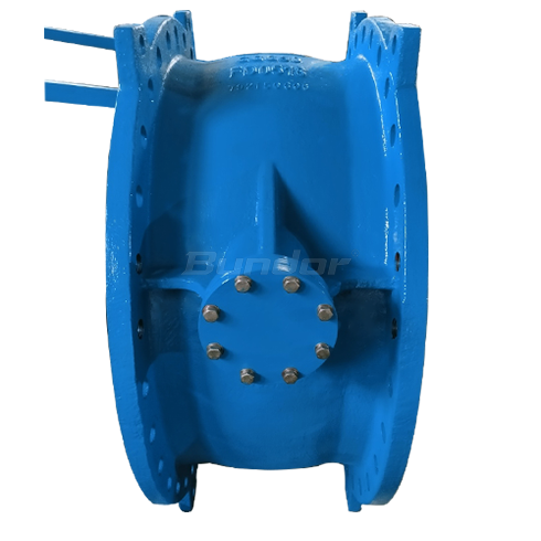 Ductile Iron Tilting Check Valve with Counterweight & Hydraulic Damper2