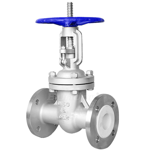PTFE Lined Stainless Steel Gate Valve2
