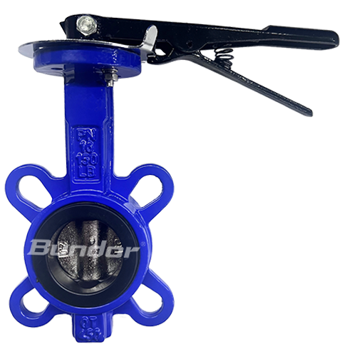 Iron Handle Operated Wafer Type Butterfly Valve1