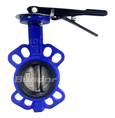 Iron Handle Operated Wafer Type Butterfly Valve3