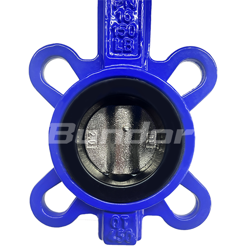 Iron Handle Operated Wafer Type Butterfly Valve2